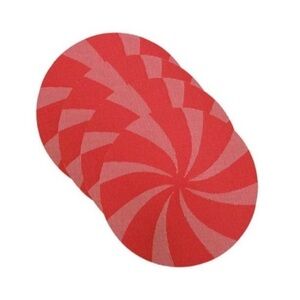 Peppermint Candy Round Holiday Placemats